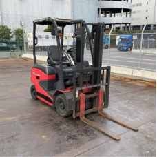 Xe Nâng Điện cũ ngồi lái 1.5T, Nichiyu FB15PN-80-300 hàng Nhật Bãi chưa qua sử dụng tại Việt Nam,sản xuất năm 2021,mã xe TV.E379