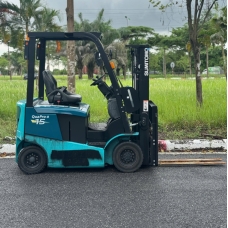 Xe nâng điện cũ ngồi lái 1.5T, SUMITOMO 41FB15PXIII, hàng đã qua sử dụng (Nhật Bản), sản xuất năm 2021, mã xe TV.E256