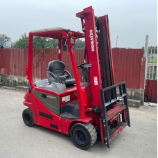 Xe nâng điện cũ ngồi lái 2.0T, KOMATSU FB20A-12, hàng đã qua sử dụng (Nhật Bản),sản xuất năm 2011,mã xe TV.E406