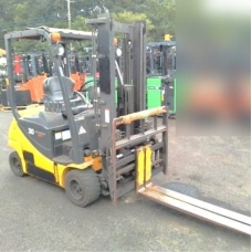 Xe nâng điện cũ ngồi lái 2.0T, KOMATSU FB20A-12, hàng đã qua sử dụng (Nhật Bản),sản xuất năm 2015,mã xe TV.E393