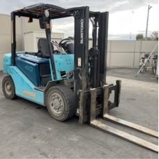 Xe nâng điện cũ ngồi lái 4,0T SUMITOMO 53FB40PE, hàng đã qua sử dụng (Nhật Bản),sản xuất năm 2018,mã xe TV.E388