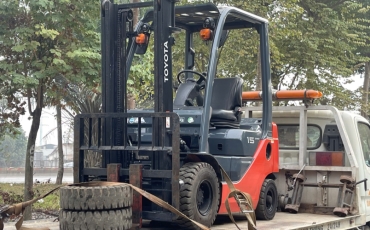 HOẠT ĐỘNG BÀN GIAO XE NÂNG DẦU 1.5 TẤN TOYOTA NGÀY 16/1/2026 