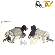 Máy bơm thủy lực xe nâng model Mitsubishi F18A,F14B mã HP00-141A