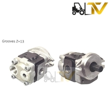 Máy bơm thủy lực xe nâng model Mitsubishi FD20-30N F18 mã HP00-143A