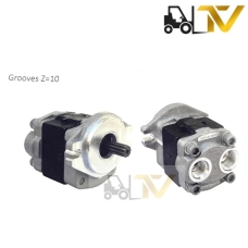 Máy bơm thủy lực xe nâng model Mitsubishi FG20-25N mã HP00-144A 