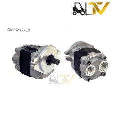 Máy bơm thủy lực xe nâng model Mitsubishi FG30 mã HP00-145A 