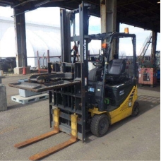 XE NÂNG ĐIỆN 1.5 TẤN NGỒI LÁI KOMATSU FE15-1, MÃ XE TV.E597, SẢN XUẤT 2020