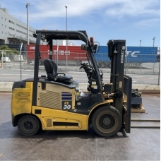 XE NÂNG ĐIỆN 3.0 TẤN NGỒI LÁI KOMATSU FE30-1, MÃ XE TV.E569, SẢN XUẤT 2020