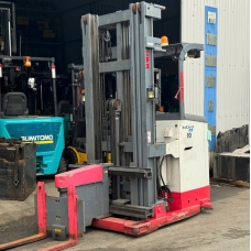 Xe Nâng Điện cũ đứng lái 1.0T, Nichiyu RFTL10-B75-550M hàng Nhật Bãi chưa qua sử dụng tại Việt Nam, mã xe TV.E394