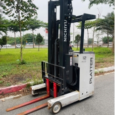 Xe Nâng Điện cũ đứng lái 1.2T, Nichiyu FBRM12-80-600MCS hàng Nhật Bãi chưa qua sử dụng tại Việt Nam, sản xuất năm 2019,mã xe TV.E440