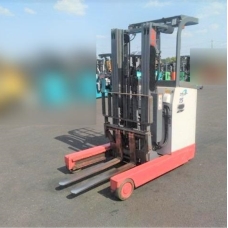 Xe Nâng Điện cũ đứng lái 1.5T, Nichiyu FBRAW15-75-450MCS sản xuất 2014 mã TV.E523