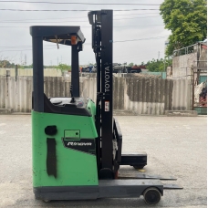 Xe Nâng Điện cũ đứng lái 1.5T, Toyota 8FBR15 hàng Nhật Bãi chưa qua sử dụng tại Việt Nam,sản xuất năm 2020,mã xe TV.E321