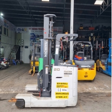 Xe Nâng Điện cũ đứng lái 2T, Nichiyu FBR020-85-450 hàng Nhật Bãi ,sản xuất năm 2020,mã xe TV.E283