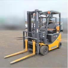 Xe Nâng Điện cũ ngồi lái 1.5T, Komatsu FB15-12 hàng Nhật Bãi chưa qua sử dụng tại Việt Nam sản xuất 2020 mã TV.E445