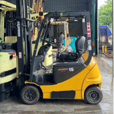 Xe Nâng Điện cũ ngồi lái 1.5T, Komatsu FB15-12 hàng Nhật Bãi chưa qua sử dụng tại Việt Nam,sản xuất năm 2020,mã xe TV.E314