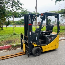 Xe Nâng Điện cũ ngồi lái 1.5T, Komatsu FB15M-12 hàng Nhật Bãi chưa qua sử dụng tại Việt Nam,sản xuất năm 2021,mã xe TV.E431