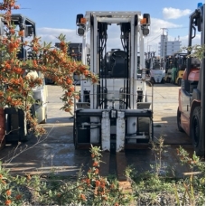 Xe Nâng Điện cũ ngồi lái 2.5T, Komatsu FE25-1 hàng Nhật Bãi chưa qua sử dụng tại Việt Nam sản xuất 2019 mã TV.E434