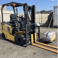 Xe Nâng Điện cũ ngồi lái 2.5T, Komatsu FE25-1 hàng Nhật Bãi chưa qua sử dụng tại Việt Nam,sản xuất năm 2019,mã xe TV.E326