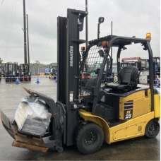 Xe Nâng Điện cũ ngồi lái 2.5T, Komatsu FE25-1 sản xuất 2019 mã TV.E505