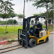 Xe Nâng Điện cũ ngồi lái 2.5T, Komatsu FE25H-1 hàng Nhật Bãi chưa qua sử dụng tại Việt Nam,sản xuất năm 2019,mã xe TV.E443