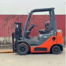 Xe nâng dầu Nhật Bãi 1.5 T, Toyota 02-8FD15 hàng đã qua sử dụng (Nhật Bản),sản xuất năm 2019,mã xe TV.D091