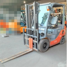 Xe nâng dầu Nhật Bãi 1.5 T, Toyota 02-8FD15 sản xuất 2019 mã TV.D157