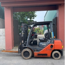 Xe nâng dầu Nhật Bãi 2.5T Toyota, Model 02-8FD25, hàng đã qua sử dụng (Nhật Bản),sản xuất năm 2017,mã xe TV.D056