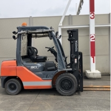 Xe nâng dầu Nhật Bãi 3.0T TOYOTA model 02-8FD30, hàng đã qua sử dụng (Nhật Bản), sản xuất năm 2019 , mã xe TV.D045
