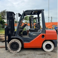 Xe nâng dầu Nhật Bãi 3.5T, Toyota 02-8FDJ35 sản xuất 2018 mã TV.D155