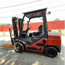 Xe nâng dầu Nhật Bãi 3T Toyota, Model 02-8FD30, hàng đã qua sử dụng (Nhật Bản),sản xuất năm 2021, mã xe TV.D057