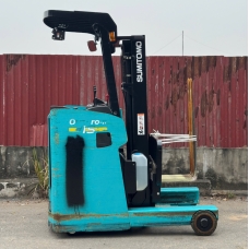 Xe nâng điện cũ đứng lái 1.5T, SUMITOMO 61FBR15SXII, hàng đã qua sử dụng (Nhật Bản),sản xuất năm 2021,mã xe TV.E385