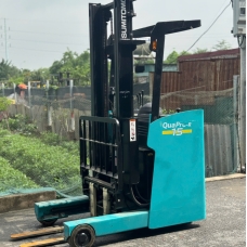 Xe nâng điện cũ đứng lái 1.5T, Sumitomo 61FBR15SXII, hàng đã qua sử dụng (Nhật Bản),sản xuất năm 2020,mã xe TV.E232
