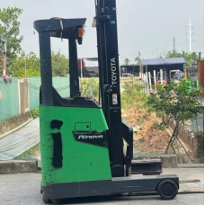 Xe nâng điện cũ đứng lái 1.5T, Toyota 8FBR15, hàng đã qua sử dụng (Nhật Bản),sản xuất năm 2019,mã xe TV.E262