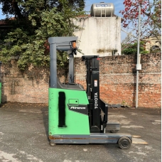 Xe nâng điện cũ đứng lái 1.5T, Toyota 8FBR15, hàng đã qua sử dụng (Nhật Bản),sản xuất năm 2020,mã xe TV.E276