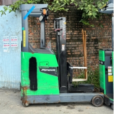 Xe nâng điện cũ đứng lái 1.8T, Toyota 8FBR18 hàng Nhật Bãi chưa qua sử dụng tại Việt Nam,sản xuất năm 2021,mã xe TV.E354