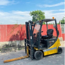 Xe nâng điện cũ ngồi lái 1.5T, KOMATSU FB15-12, hàng đã qua sử dụng (Nhật Bản) sản xuất 2021 mã TV.E454