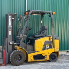 Xe nâng điện cũ ngồi lái 2.0T, KOMATSU FB20-12, hàng đã qua sử dụng (Nhật Bản), sản xuất năm 2015, mã xe TV.E247