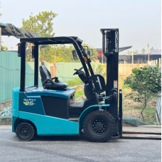 Xe nâng điện cũ ngồi lái 2,5T SUMITOMO 51FB25PXIII, hàng đã qua sử dụng (Nhật Bản),sản xuất năm 2018,mã xe TV.E372