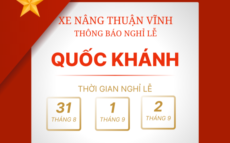 THÔNG BÁO NGHỈ LỄ QUỐC KHÁCH NGÀY 2 THÁNG 9 NĂM 2024